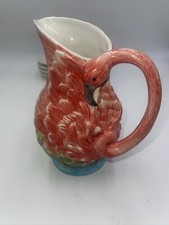 Ceramic flamingo pitcher for sale  Tacoma
