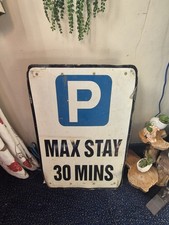 Vintage parking sign for sale  BRISTOL