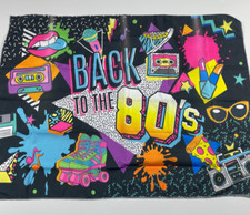Banner decorativo de festa adulto temático dos anos 80 hip hop rock discoteca colorida, usado comprar usado  Enviando para Brazil