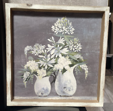 White flowers blue for sale  Bethlehem