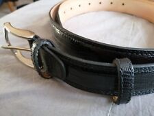 Cintura pelle nera usato  Sesto San Giovanni