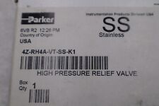 Parker Relief Valve Series Part # 4F-RH4A-VT-SS-K1 NOVO ESTOQUE CAIXA ABERTA K-151-B comprar usado  Enviando para Brazil