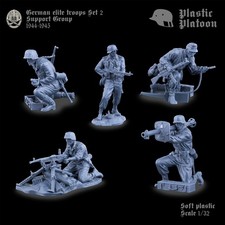 PP047 GERMAN ELITE TROOPS SET 2 SUPPORT GROUP. By PLASTIC PLATOON comprar usado  Enviando para Brazil