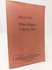Other People: A Mystery Story by Martin Amis, Signed 1981 Uncorrected Proof Copy segunda mano  Embacar hacia Mexico