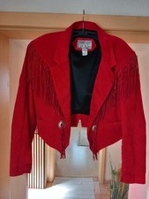 Damen wildlederjacke fransen gebraucht kaufen  Dirmstein