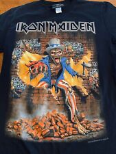 Camisa LG Iron Maiden rara oficial não usada 2016 The Book of Souls evento turnê EUA comprar usado  Enviando para Brazil