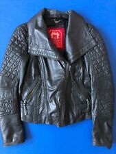 Esprit lederjacke bikerjacke gebraucht kaufen  Karlsruhe