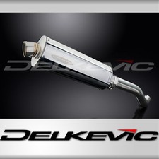 Kit de silenciador de escape oval de aço inoxidável Honda VFR800 Interceptor 1998-01 14" comprar usado  Enviando para Brazil