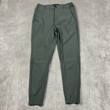 Pantalones de chándal Cuts Clothing para hombre pequeños AO verdes rendimiento gimnasio correr elásticos segunda mano  Embacar hacia Argentina