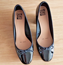 Ladies black patent for sale  TYWYN