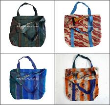 Lote de 10 peças por atacado bolsa de compras moda ombro indiano bolsa pesada algodão Kantha comprar usado  Enviando para Brazil