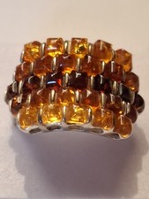 Bernstein ring silber gebraucht kaufen  Angermünde