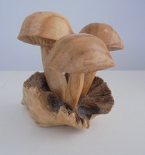 Wooden mushroom ornament for sale  TAUNTON