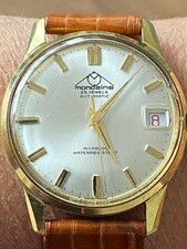 Relógio masculino vintage "MONDAINE" G/P 25 joias, automático suíço, funcionando e tempo K comprar usado  Enviando para Brazil
