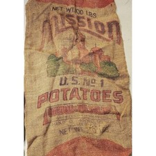 Vtg 100 burlap for sale  Horseshoe Bend