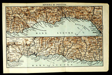 1909 old map usato  Pozzallo