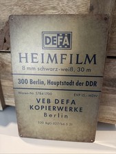 Blechschild ddr defa gebraucht kaufen  Duisburg