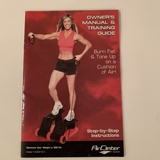 Air Climber Fitness Stepper Máquina de Exercício Folheto de Instruções APENAS/FRETE GRÁTIS comprar usado  Enviando para Brazil