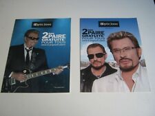 Johnny hallyday.2 pub d'occasion  Montreuil-l'Argillé