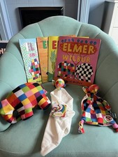 Elmer elephant plush for sale  UK