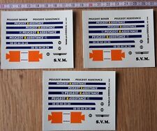Decals peugeot assistance d'occasion  Bourbon-Lancy