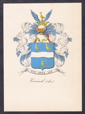 Gravura brasão de armas Coninck Blason 1845 comprar usado  Enviando para Brazil
