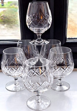 Six stuart crystal for sale  SAFFRON WALDEN