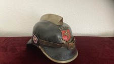 Riginal feuerwehr lederhaube gebraucht kaufen  Essen
