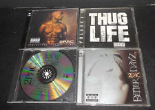 Lot (4) 2PAC CD's - Thug Life, Better Dayz, Until The End of Time... comprar usado  Enviando para Brazil