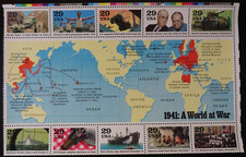 Estados Unidos - EUA - Segunda Guerra Mundial N° 1972/1981 perfeito luxo, sem marca de charneira comprar usado  Enviando para Brazil