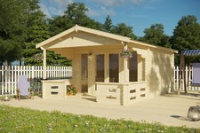 Gartenhaus blockhaus satteldac gebraucht kaufen  Nienburg