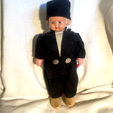 Boneca militar vintage toda original década de 1950 menino holandês madeira caminhada 17" comprar usado  Enviando para Brazil