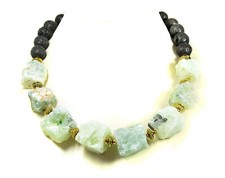 Edelsteinkette lava kugelform gebraucht kaufen  Berlin