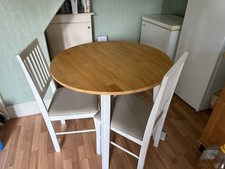 Round foldable dining for sale  BOLTON