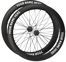 Personalized carbon wheelset for sale  BRIDGNORTH