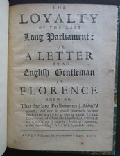 Loyalty long parliament for sale  LOUGHBOROUGH
