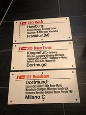 Zuglaufschild set große gebraucht kaufen  Wallenhorst