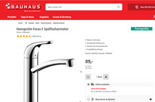 Hansgrohe focus spültischarma gebraucht kaufen  Donzdorf