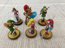Zelda amiibo Conjunto de 6 Link Ocarina Majora's Mask Zelda Wind Waker Mipha Usado, usado comprar usado Zelda amiibo Conjunto de 6 Link Ocarina Majora's Mask Zelda Wind Waker Mipha Usado, usado comprar usado  Enviando para Brazil