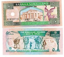 Somaliland billet shillings d'occasion  Paris I