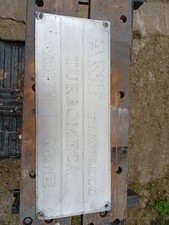 Plaque constructeur turbotrain d'occasion Plaque constructeur turbotrain d'occasion  Sierck-les-Bains