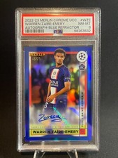 Usado, 2022-23 Topps Merlin UCC - Azul automático /75 Warren Zaire-Emery #AC-WZE PSA 8 (RC) comprar usado  Enviando para Brazil