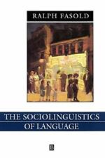 Sociolinguistics language volu for sale  UK