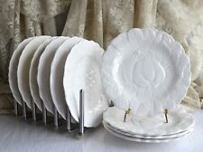 Assiettes barbotine blanches d'occasion  Villenauxe-la-Grande