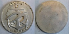 Médaille aluminium marine d'occasion  Montpellier-