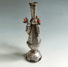 Antique silver kohl for sale  LONDON