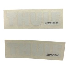 Adesivos Thule Suécia 2 peças 4,5 X 1 polegada letras brancas sem fundo de borda comprar usado  Enviando para Brazil