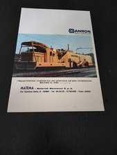 1977 MATEMA CANRON MATISA C330 SGUARNITRICE  FERROVIA VINTAGE PUBBLICITA AD comprar usado  Enviando para Brazil
