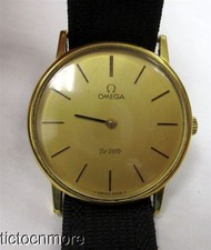 RELÓGIO FINO VINTAGE OMEGA DeVILLE cal 625 17j 111.0140 32mm masculino mostrador dourado comprar usado  Enviando para Brazil