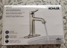 KOHLER Nova Caixa Aberta EALING Torneira de Níquel Escovado Cabo Único NUMISTA 4"centro comprar usado  Enviando para Brazil